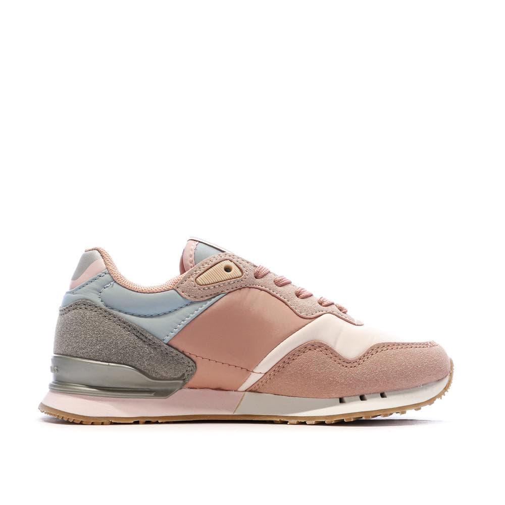 Baskets Rose Femme Pepe jeans London 2