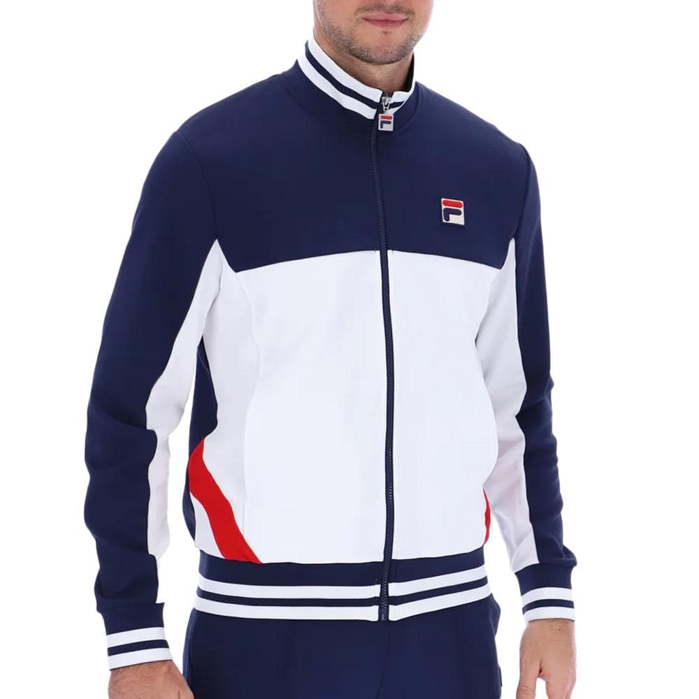 Veste de survêtement Marine/Blanc Homme Fila Tiebreaker 1