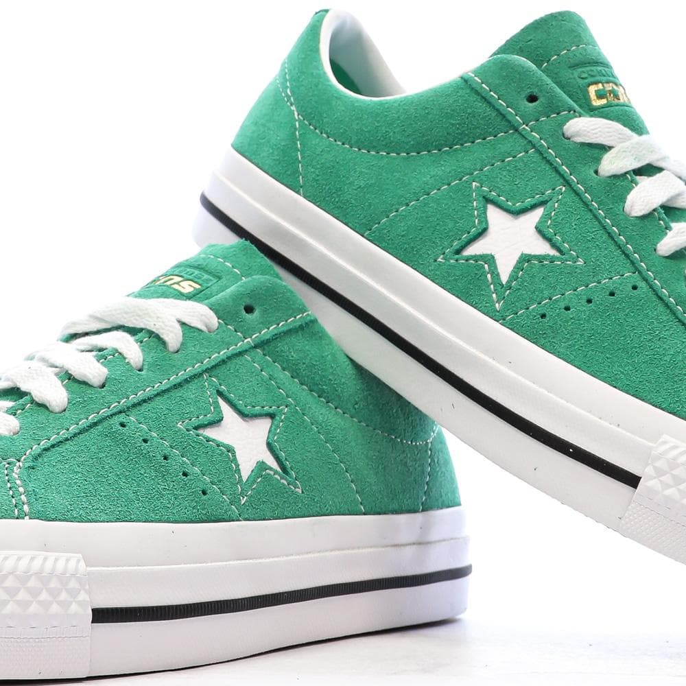 Baskets Vertes Homme Converse One Star Pro 7