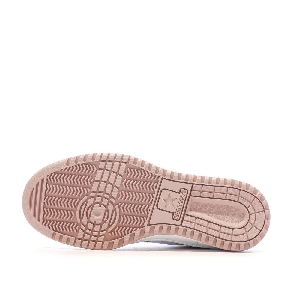 Baskets Blanches/Roses Mixte Converse Weapon 5