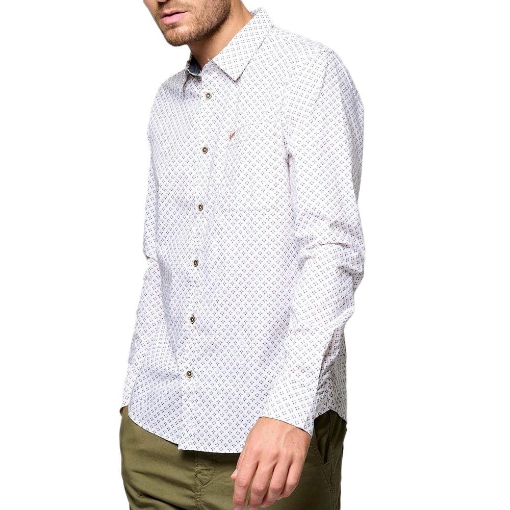 Chemise Blanche/Marine Homme Kaporal KALU 1