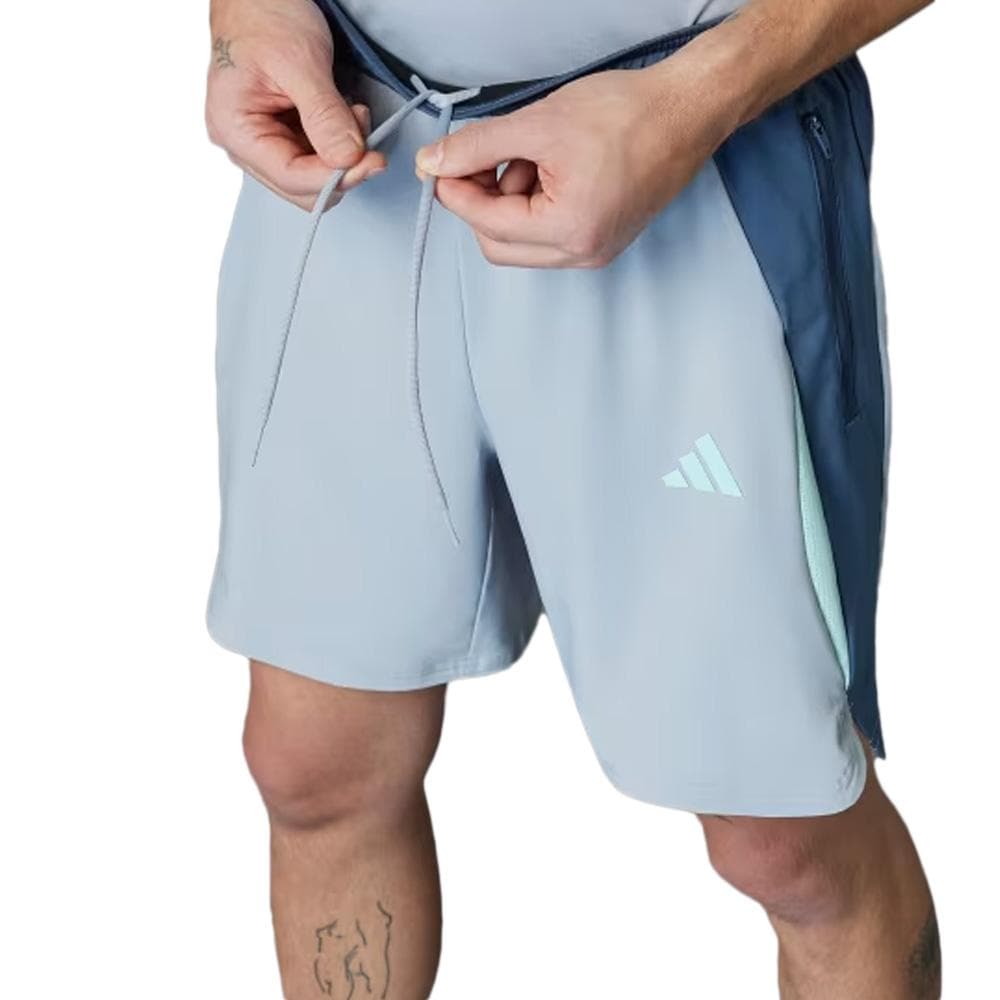 Short Gris Homme Adidas Tech App 1