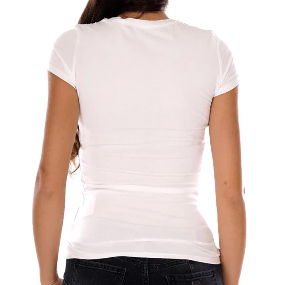 T-shirt Blanc Femme Guess Maze 2