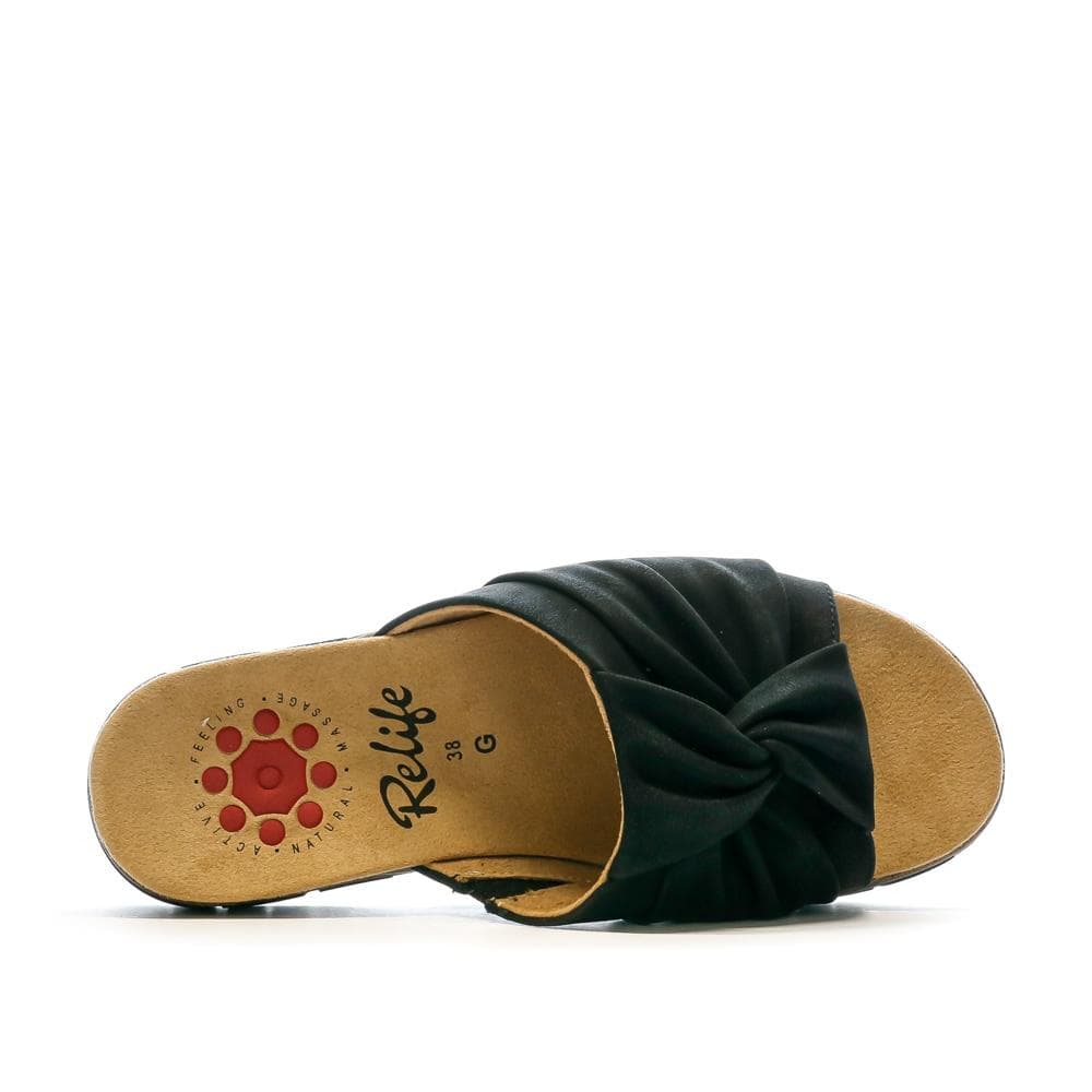 Sandales Noir Femme RELIFE Lizar 4