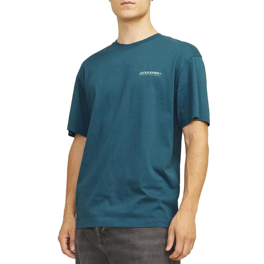 T-Shirt Bleu Homme Jack & Jones Whislington 1