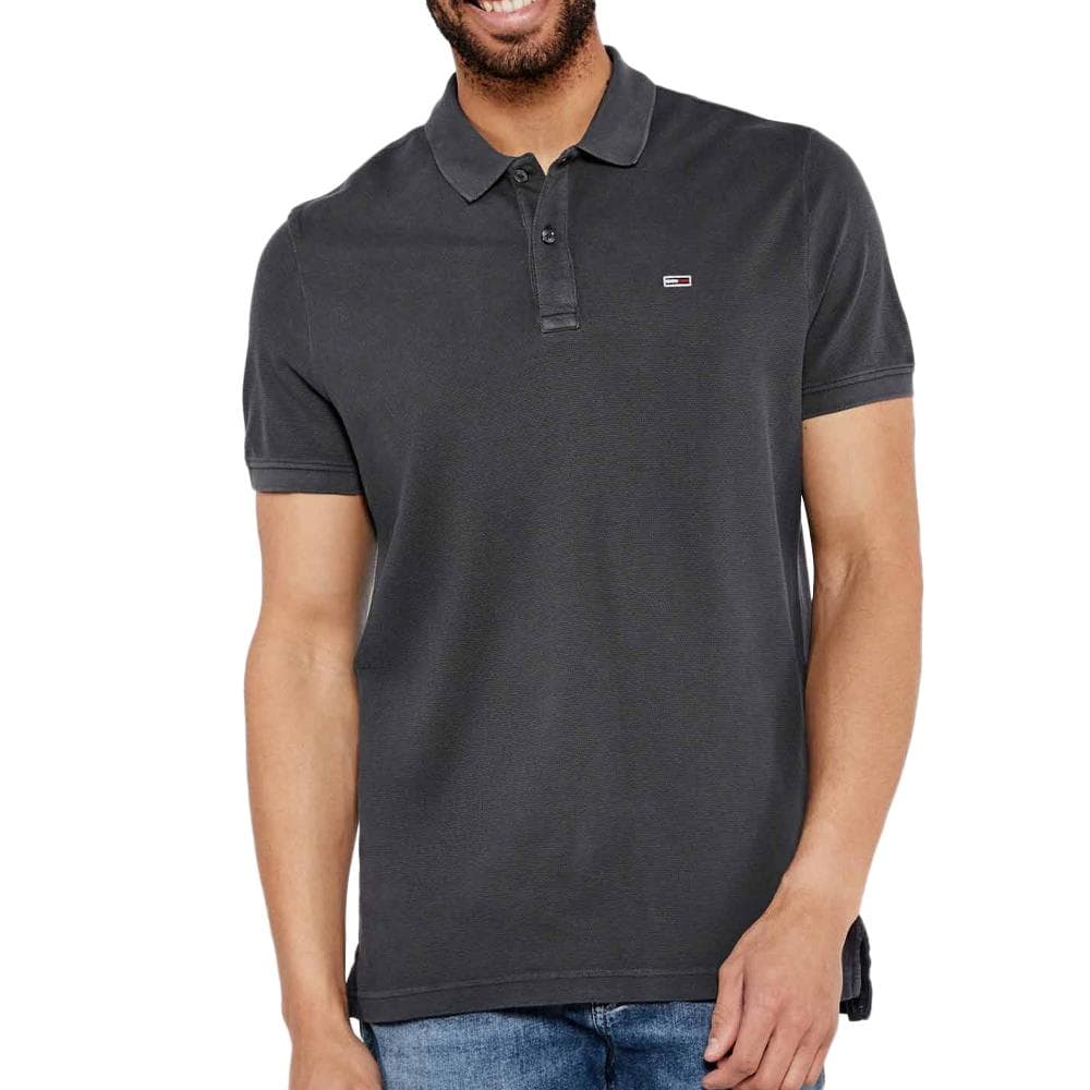 Polo Gris Foncé Homme Tommy Hilfiger Slim Essential 1