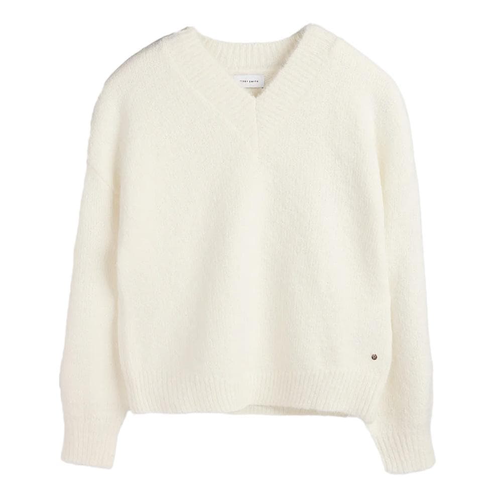 Pull Blanc Femme Teddy Smith Keith 1