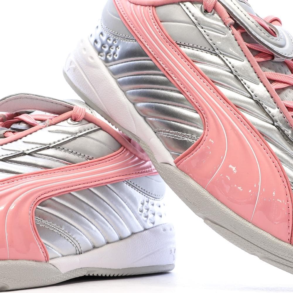 Baskets Argent/Rose Fille Puma Goalgetter 7