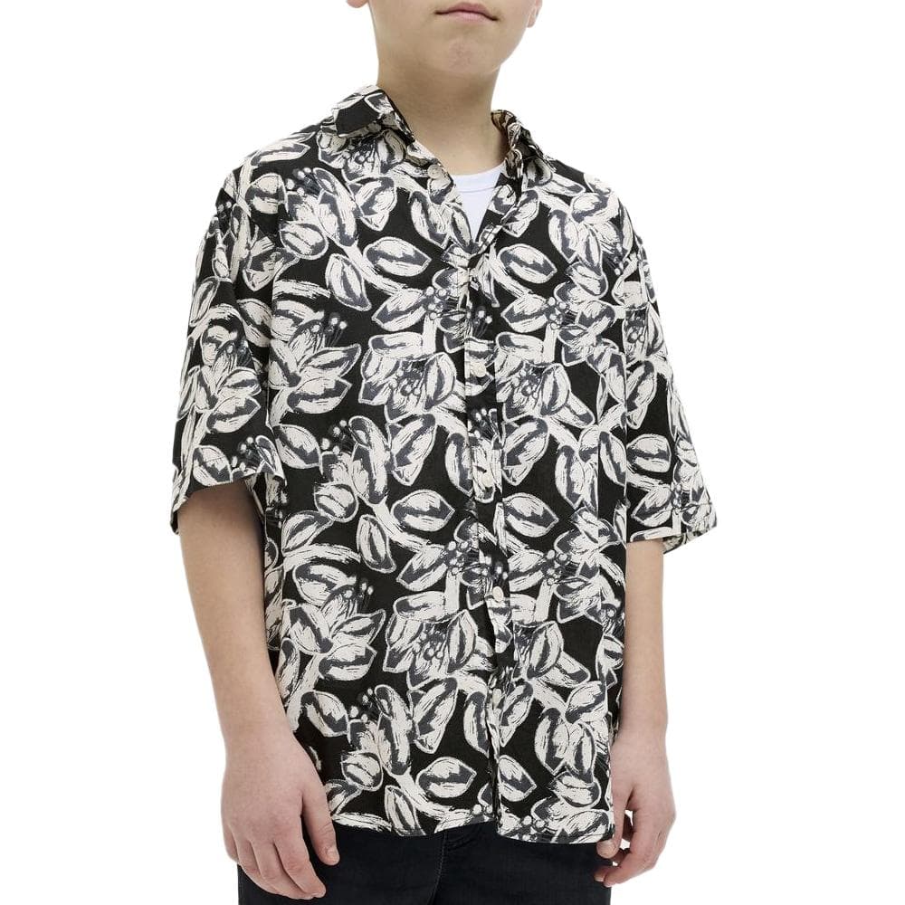 Chemise Noir Garçon Jack & Jones Joshua 2