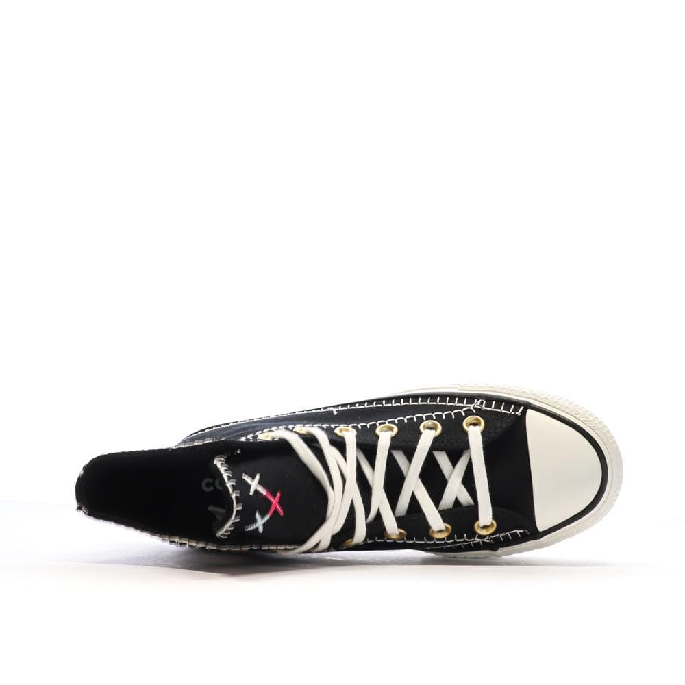 Baskets Noires Femme Converse All Star Lift Crafted 4