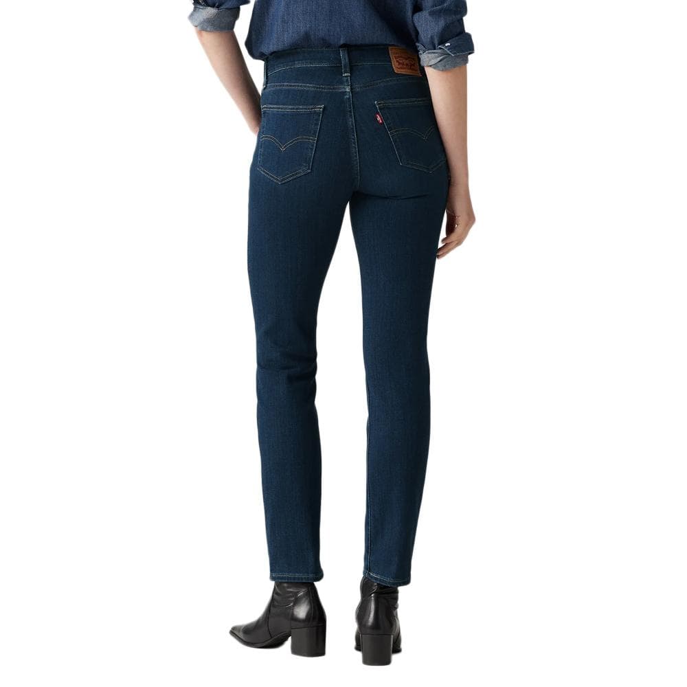Jean 724 Bleu Foncé Femme Levi's High Rise Straight 18883-0011 2