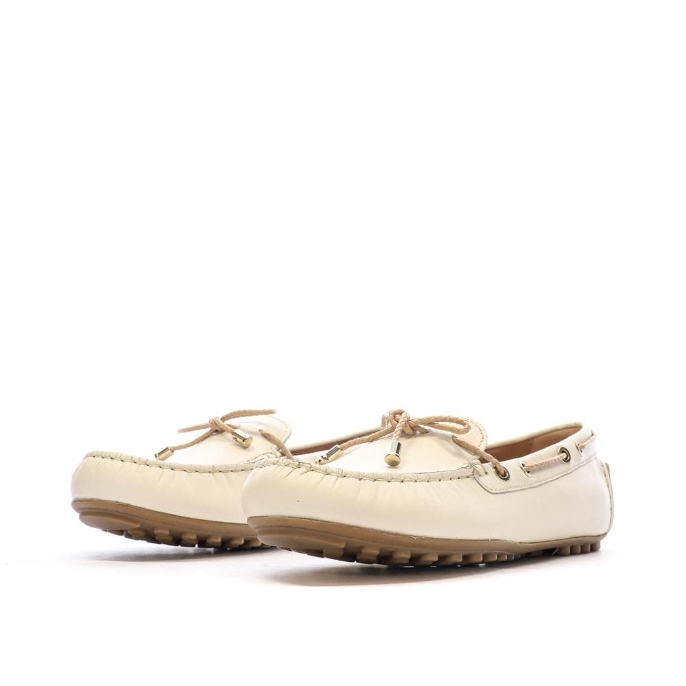 Mocassins Beige Femme Geox Leelyan 6