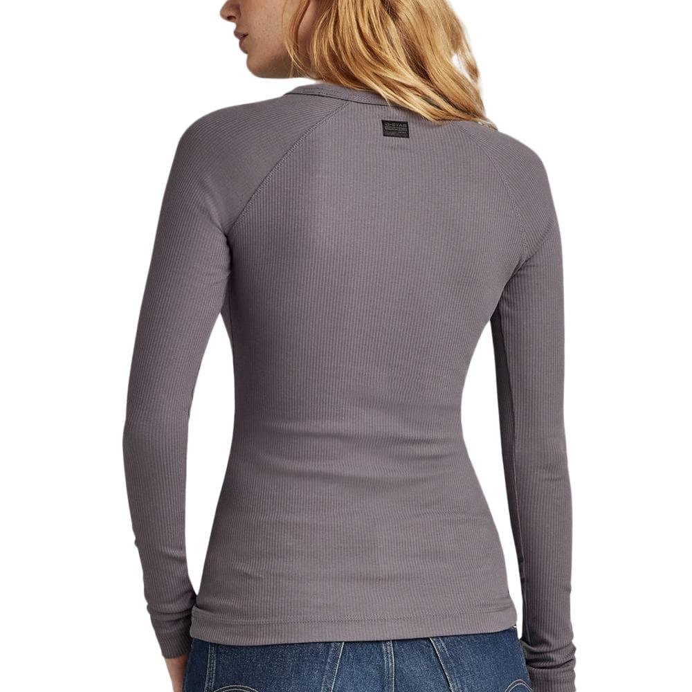 T-shirt Manches Longues Gris G-Star Femme D23343 2
