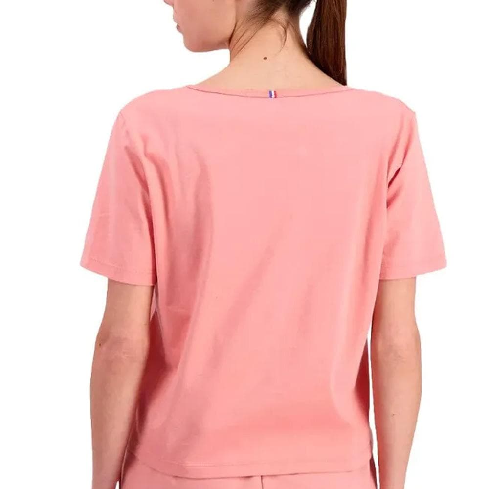 T-Shirt Rose Femme Le Coq Sportif N°1 Rosette 2