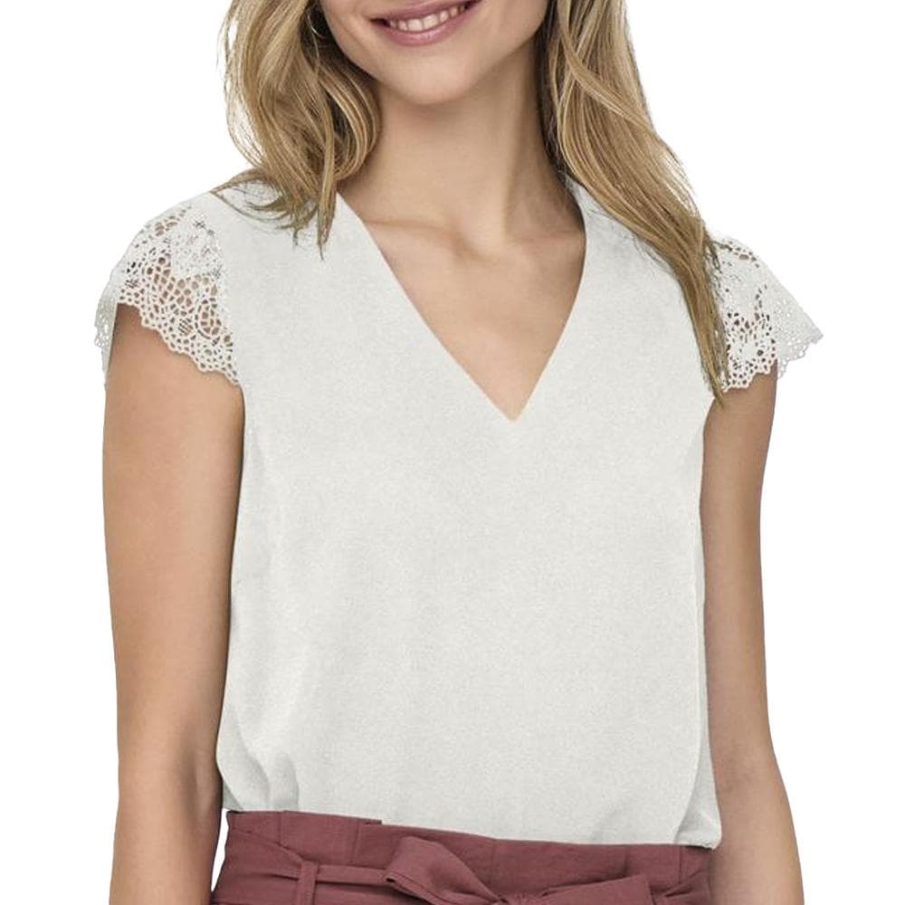 Débardeur Blanc Femme Only Elva 1