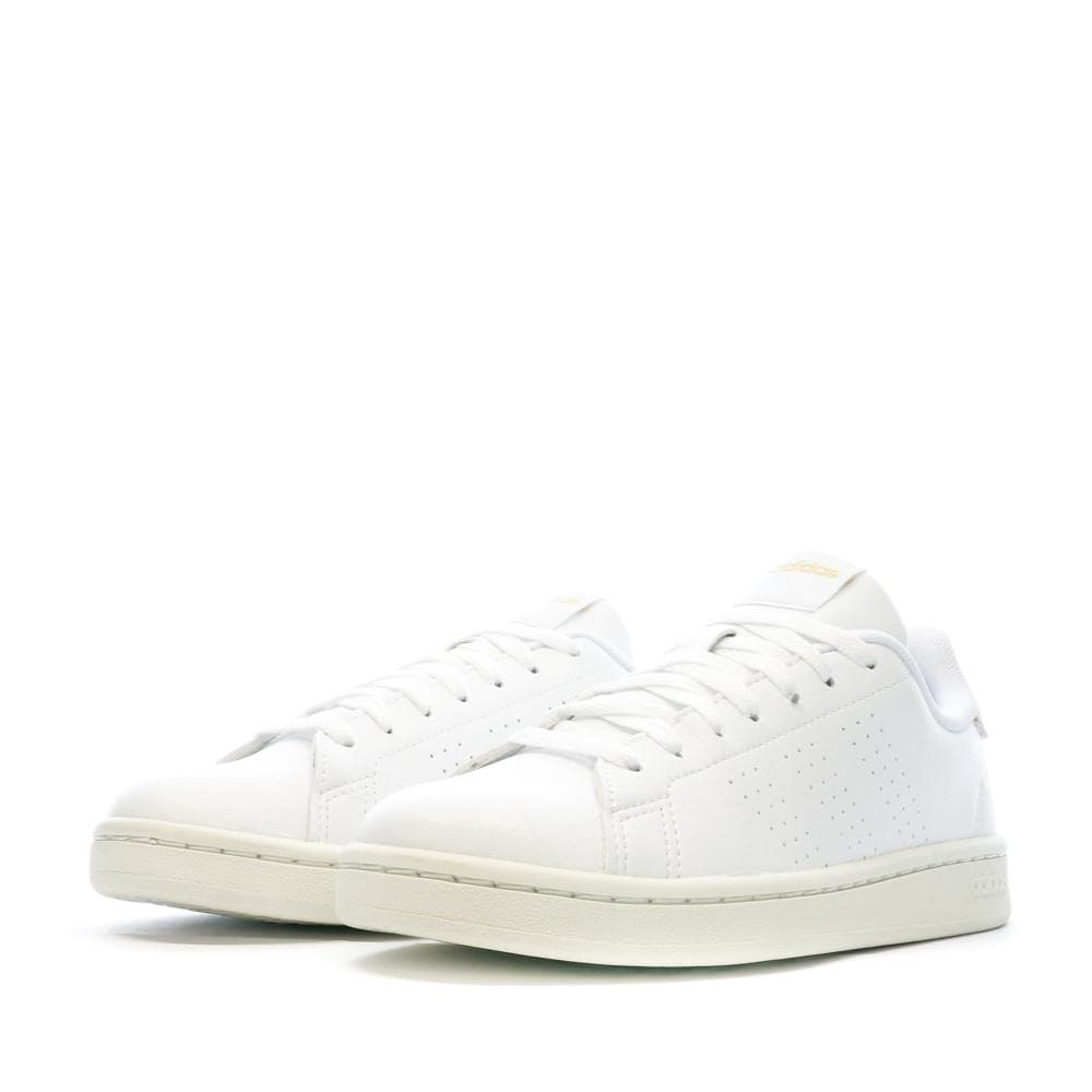 Baskets Blanches/Léopard Femme Adidas Advantage 6