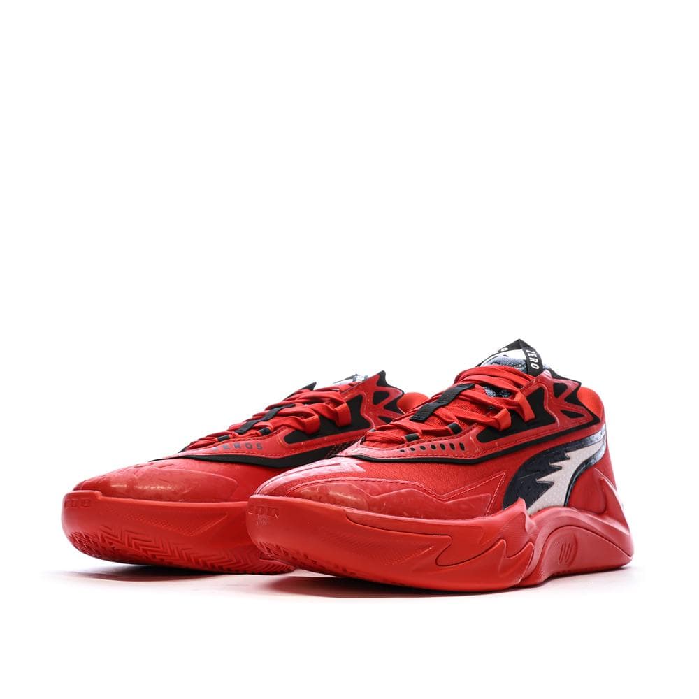 Chaussures de Basketball Rouges/Noires Homme Puma Zeros 6
