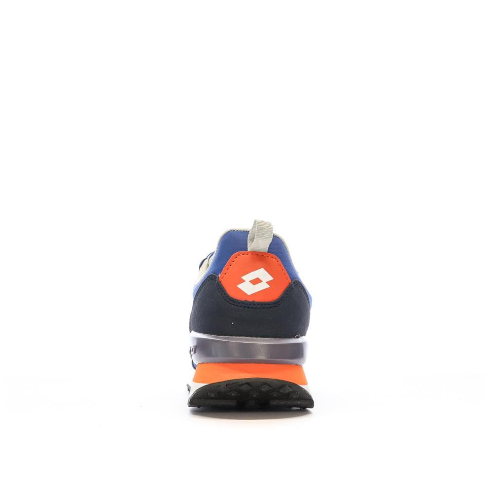 Baskets Bleu/Blanc/Orange Homme Lotto Twenty 5 3