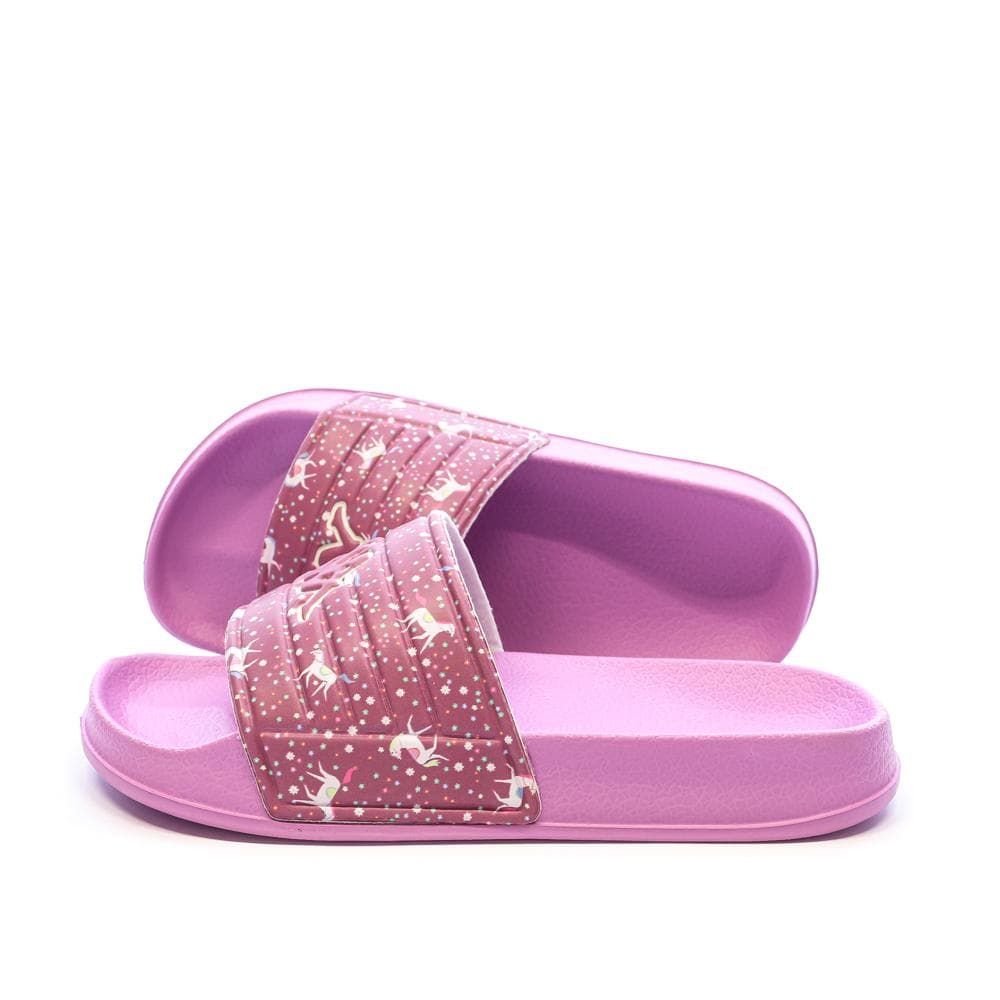 Claquettes Rose Licorne Fille Kappa Logo Sartwog 1