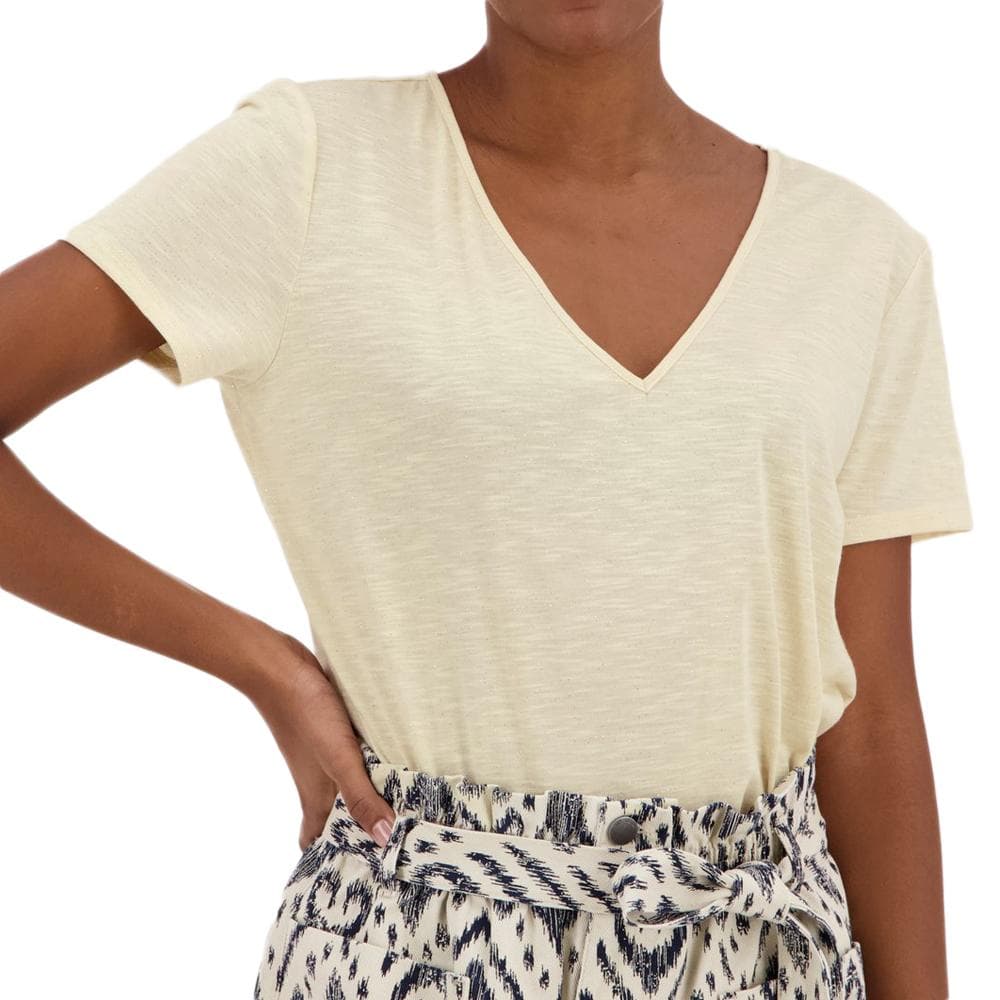 T-Shirt Beige Femme JDY Dora 1