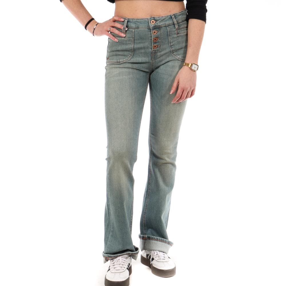 Jean Slim Bleu Femme Kaporal LUCKY 1