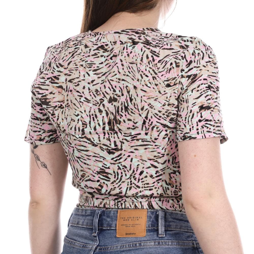 Blouse Rose/Turquoise/Beige Femme Vero Moda Easy 2