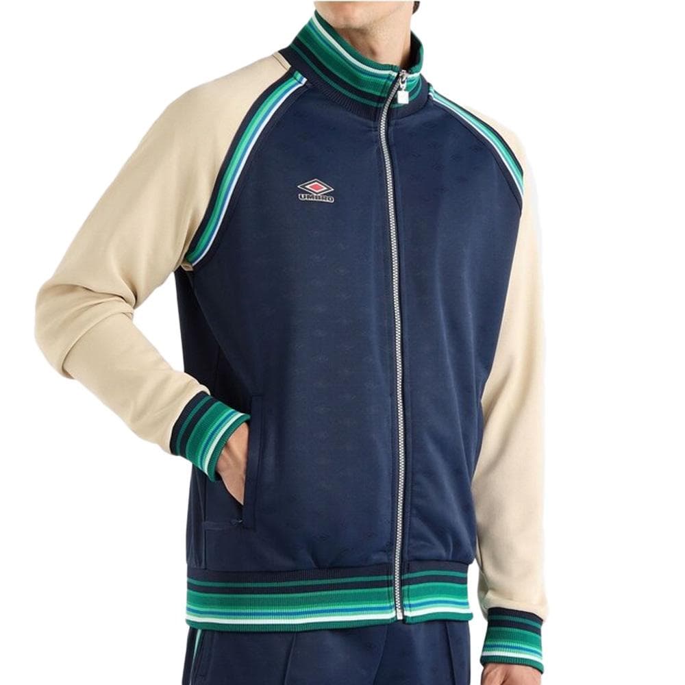 Veste Zippée Marine/Beige Homme Umbro Monogr 1