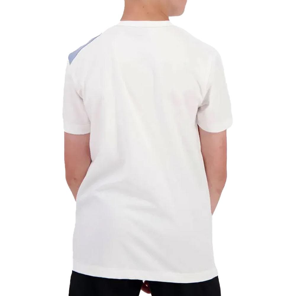 T-Shirt Blanc/Bleu Garçon Le Coq Sportif Graphique N°1 2