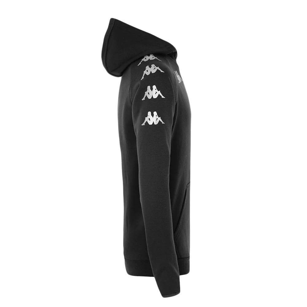 Sweat Zippé Noir/Gris Garçon Kappa Divieto 3