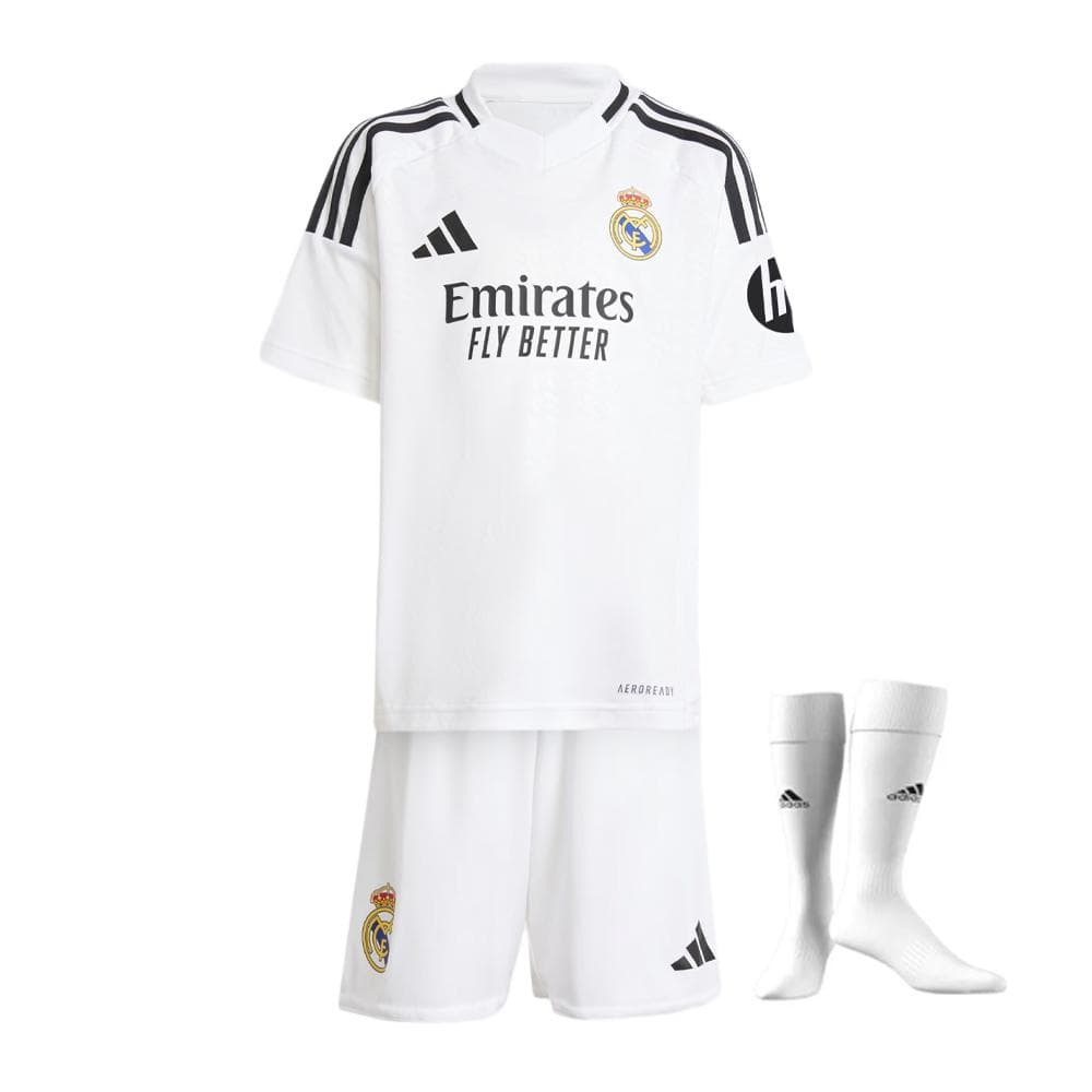 Real Madrid Ensemble Tenue Domicile Junior Adidas 24/25 1
