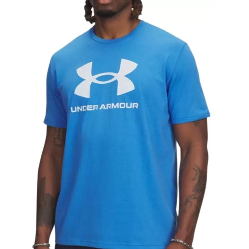 T-shirt Bleu Homme Under Armour Updates 1