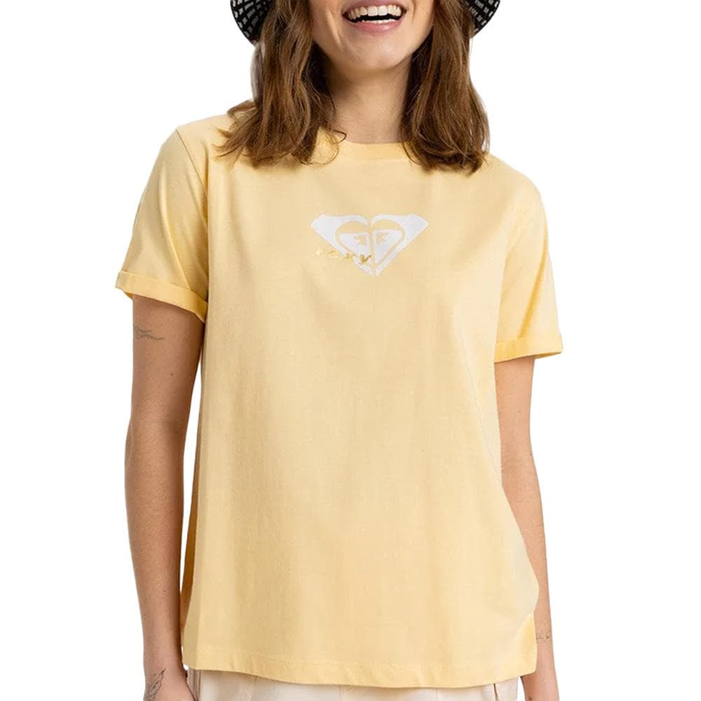 T-Shirt Jaune Femme Roxy Ocean Regular 1