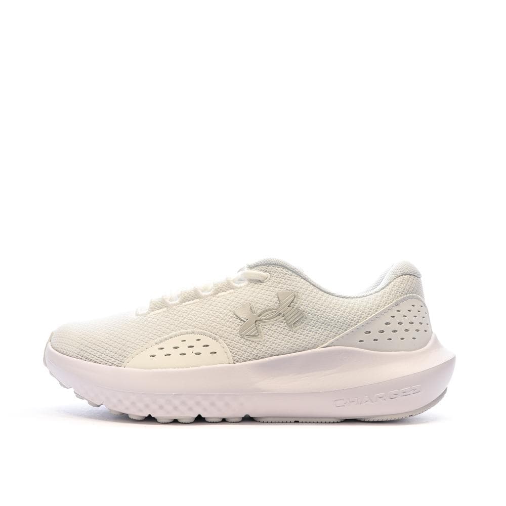Chaussures de Running Blanc Femme Under Armour Charged Surge 4 1