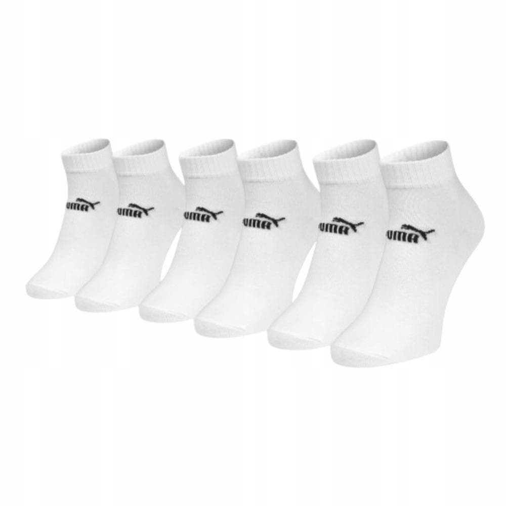 3x Paires de Chaussettes Blanches Mixte Puma Elements 1