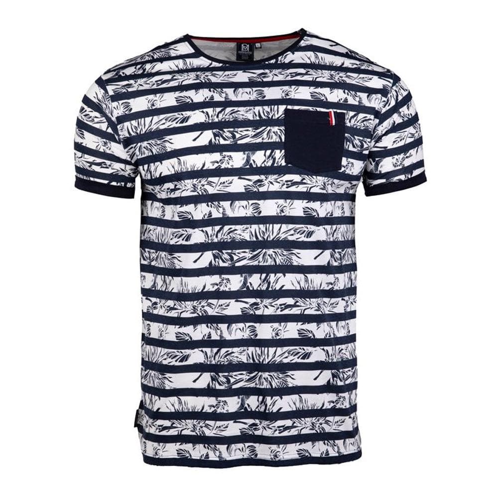 T-shirt Noir/Blanc Homme La Maison Blaggio Mauricio 1