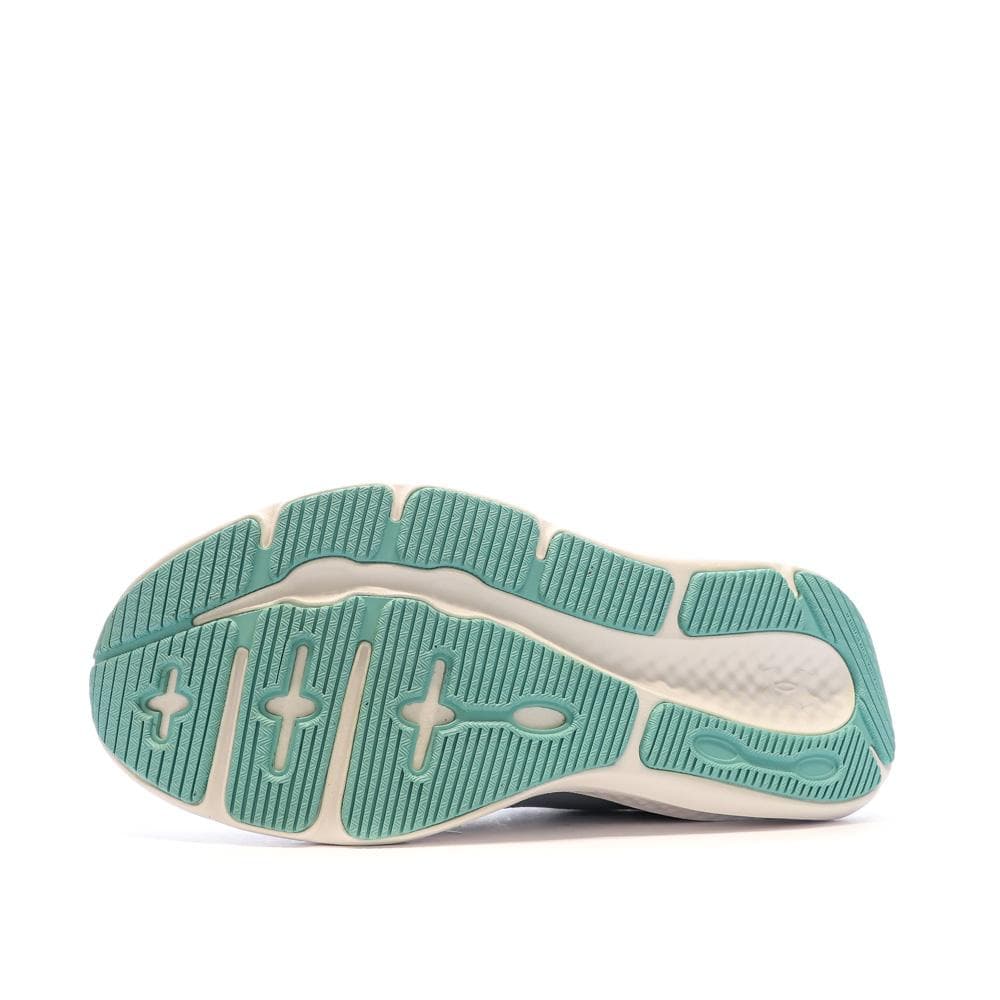 Chaussures de Running Grise/Turquoise Femme Under Armour Charged Pursuit 5