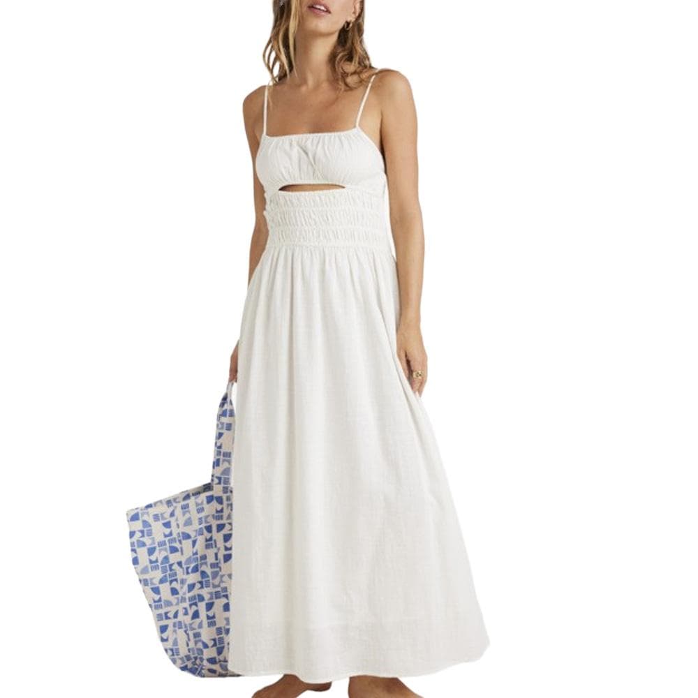Robe Blanche Femme Billabong Cloud Dress 1
