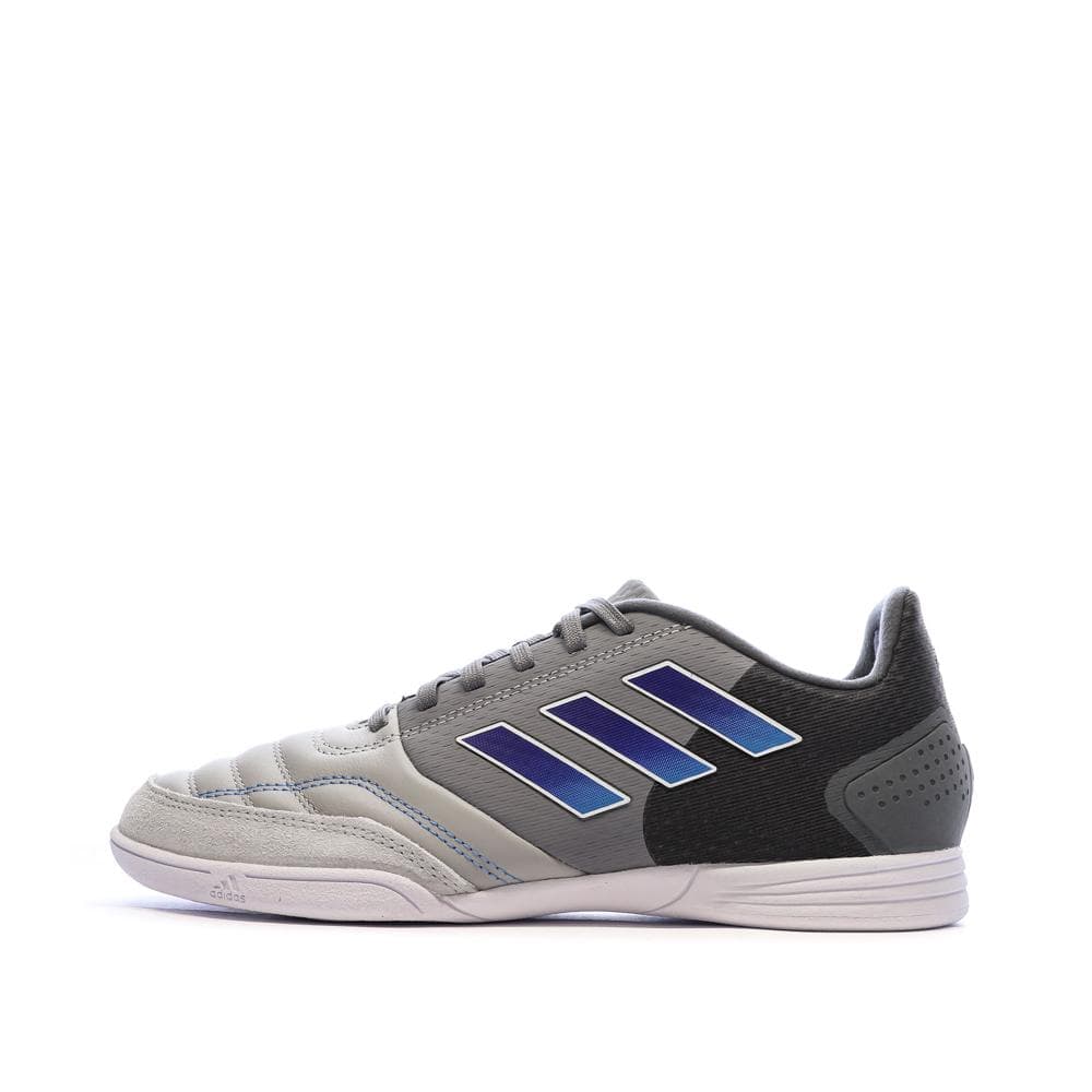 Chaussures de Futsal Gris/Noir/Bleu Garçon Adidas Top Sala 1