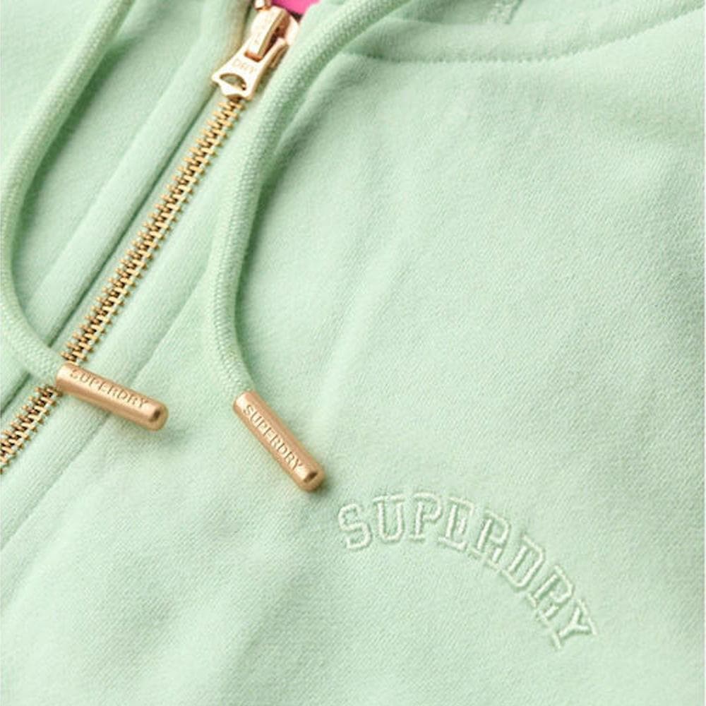 Sweat Zippé Vert Clair Femme Superdry Essential 2