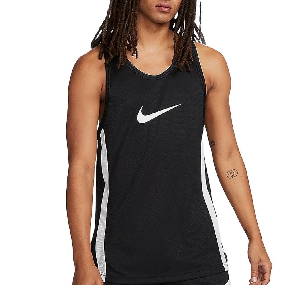 Débardeur Basketball Noir/Blanc Homme Nike Icon 1