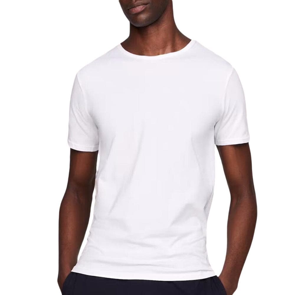 x3 T-Shirts Noir/Gris/Blanc Homme Tommy Hilfiger Stretche 2