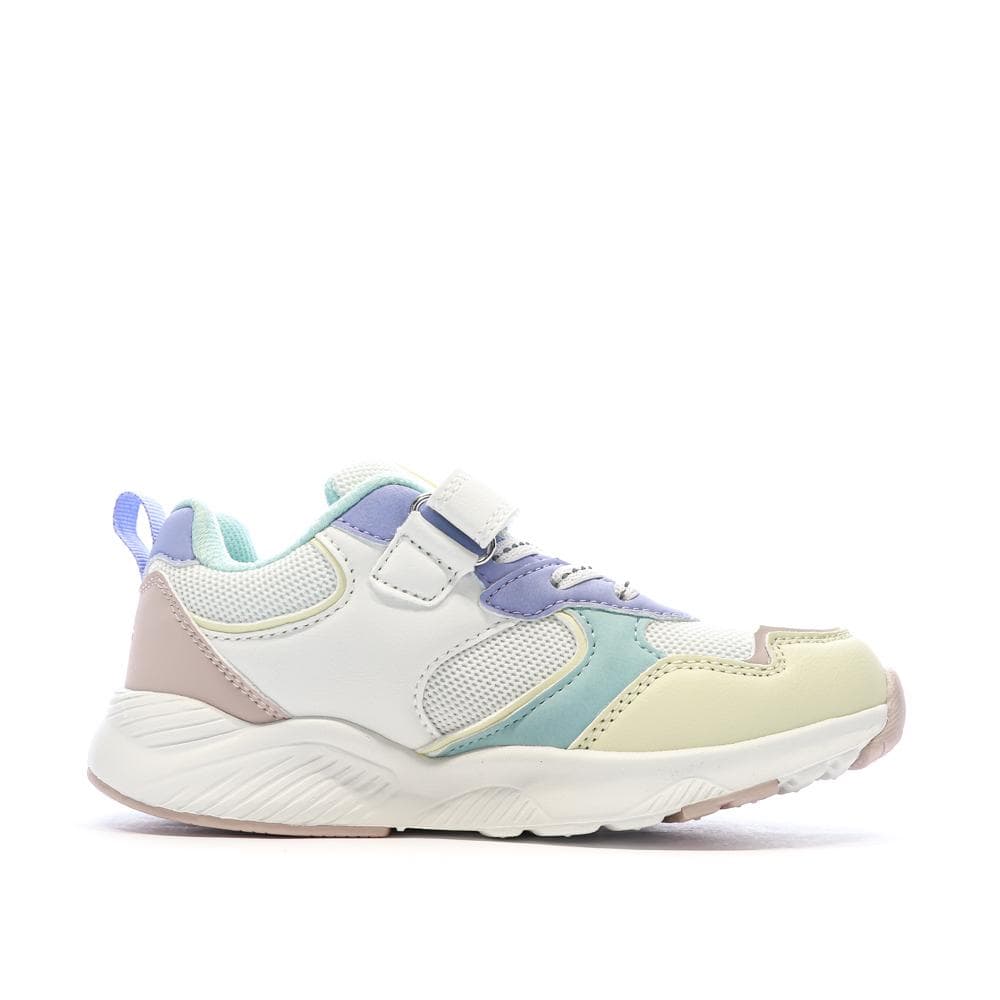 Baskets Blanc/Vert/Jaune Fille Le Coq Sportif Lsc Runner 2