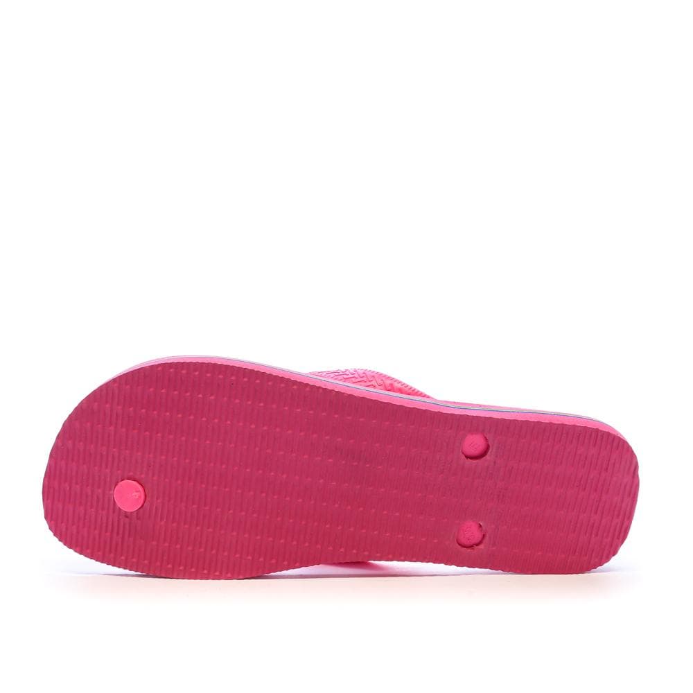 Tongs Rose Femme Havaianas Brasil Logo Neon Infra 2