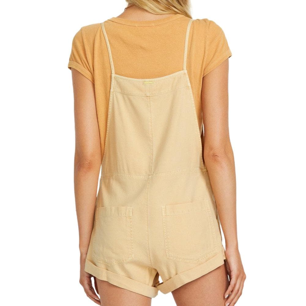 Combishort Beige Femme Billabong Wild Pursuit Overall 2