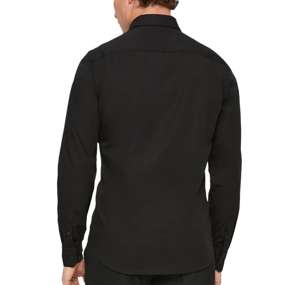 Chemise Noir Homme Calvin Klein Jeans Poplin Stretch 2