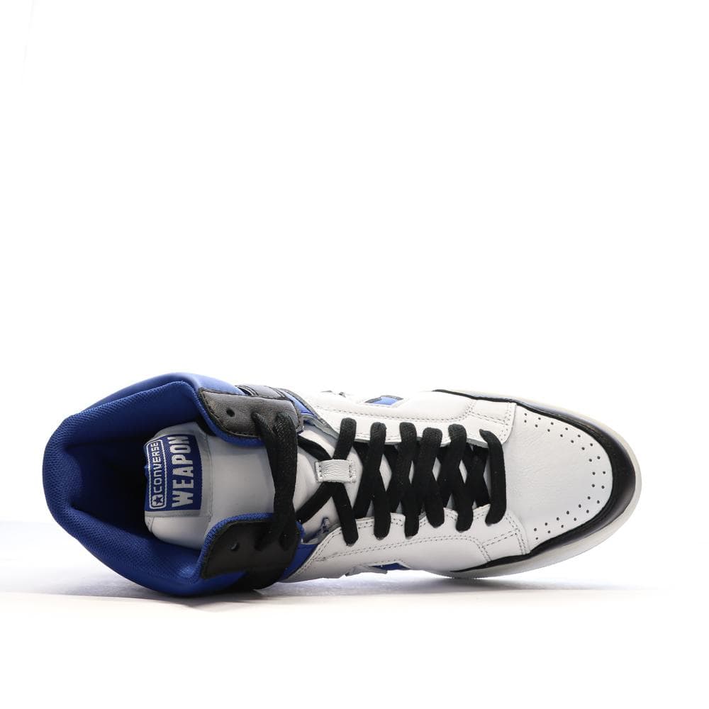 Baskets Blanches/Noires/Bleu Homme Converse Weapon 4