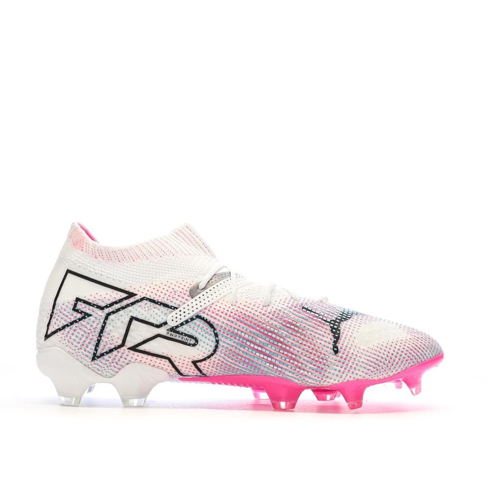 Chaussures de foot Blanches/Roses Homme Puma Future 7 Ultimate 2