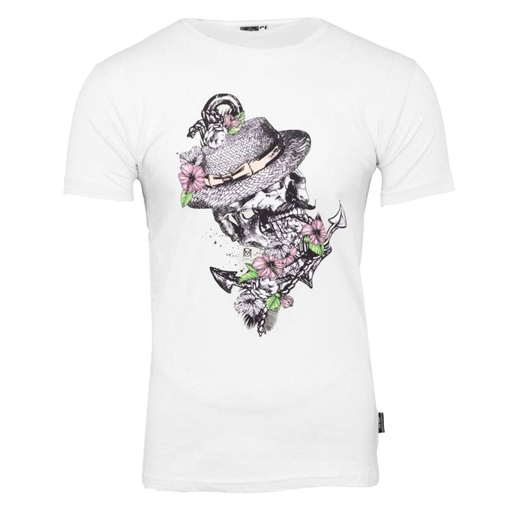 T-shirt Blanc Homme La Maison Blaggio Tete 1