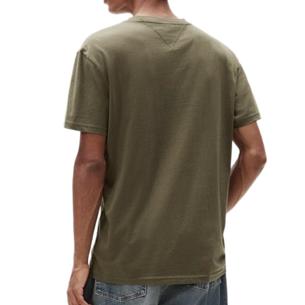 T-Shirt Kaki Homme Tommy Hilfiger Reg Linearss 2