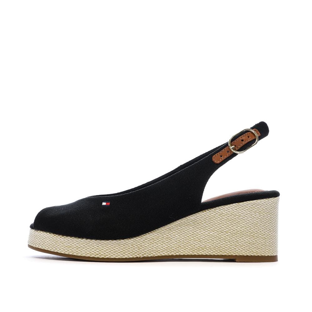Sandales Noires Femme Tommy Hilfiger Flags 1